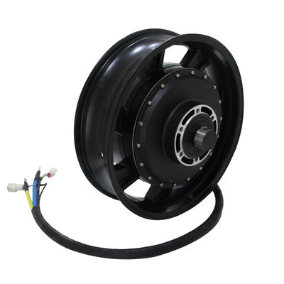 motor refrigerado por agua de la pulgada BLDC del eje de rueda de la vespa de 14000W E 17 proveedor